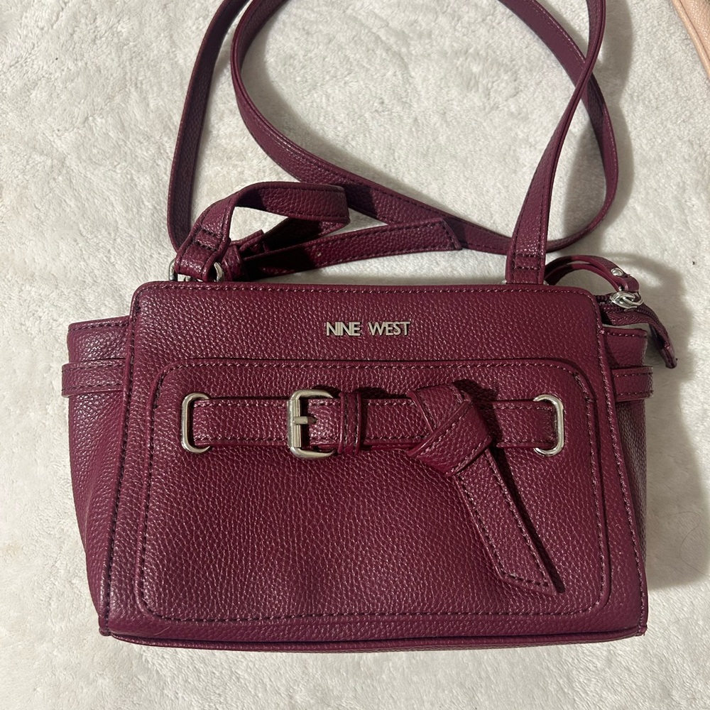 Nine West Wine Crossbody Bag